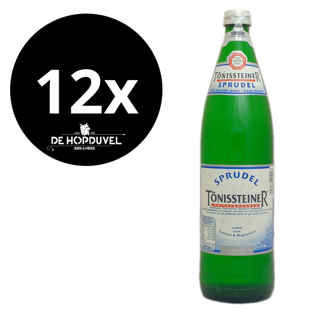 Tonissteiner Sprudel 12x75cl