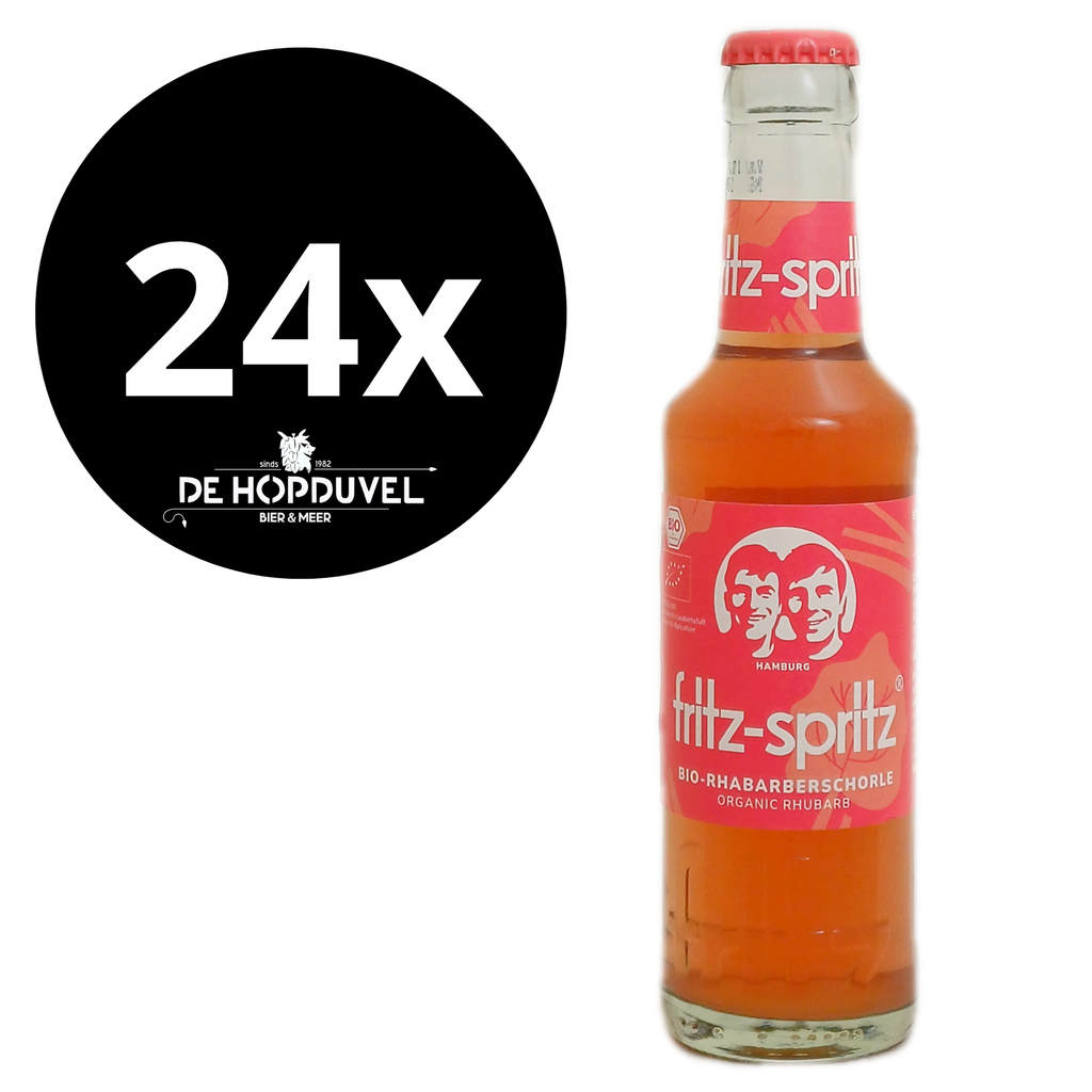 Fritz Spritz BIO Rabarber 24x20cl