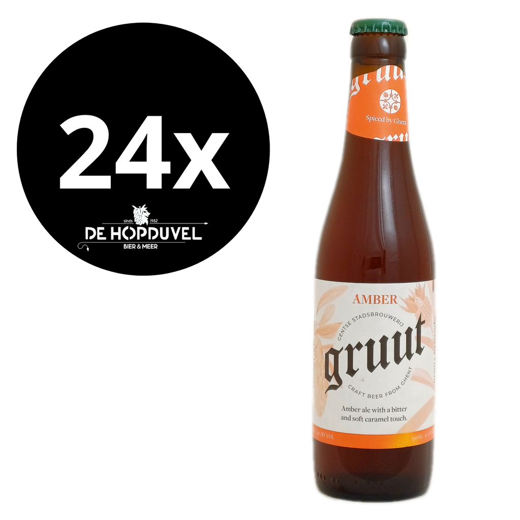 Gruut Amber 24x33cl