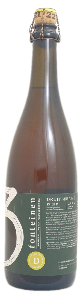 3 Fonteinen Druif Muscaris 75cl