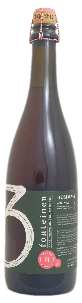 3 Fonteinen Hommage Bio 75cl