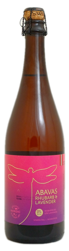 Abavas Rabarbers & Lavanda 0% 75cl