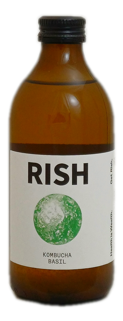 RISH Kombucha Basil 33cl