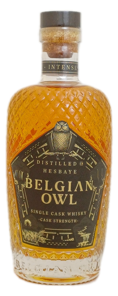 Whisky Belgian Owl Cask Strength Black Intense 69° 50cl 