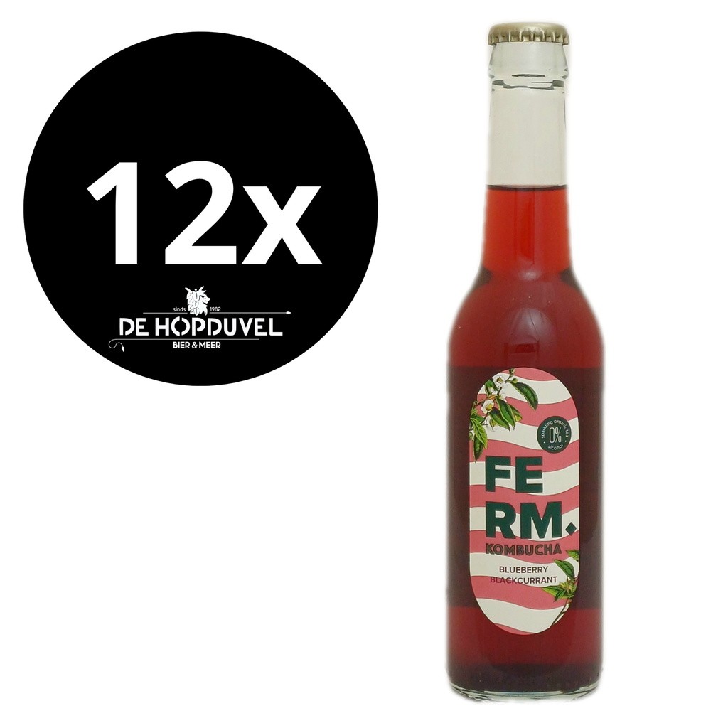 Kombucha Ferm Blueberry glas 12x27,5cl 
