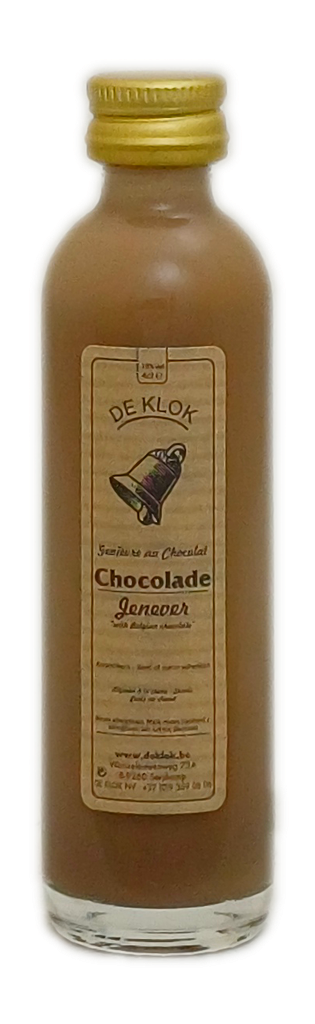 Jenever Chocolade 18 % De Klok mini 4cl