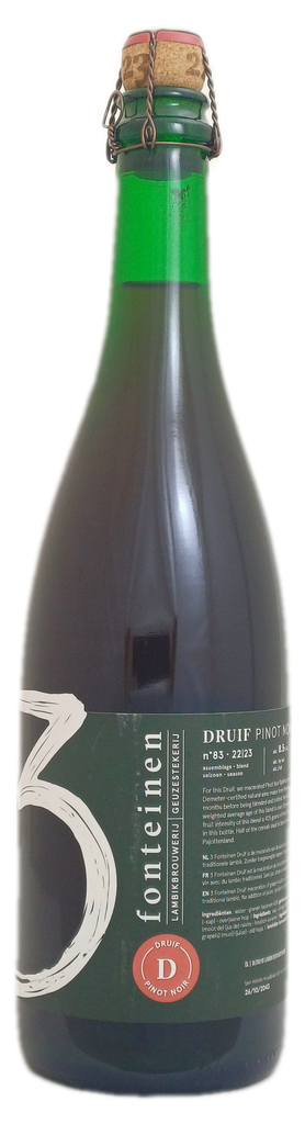3 Fonteinen Druif Pinot Noir 75cl