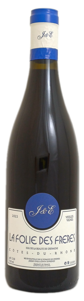 La Folie des Frères Rouge bio 75cl