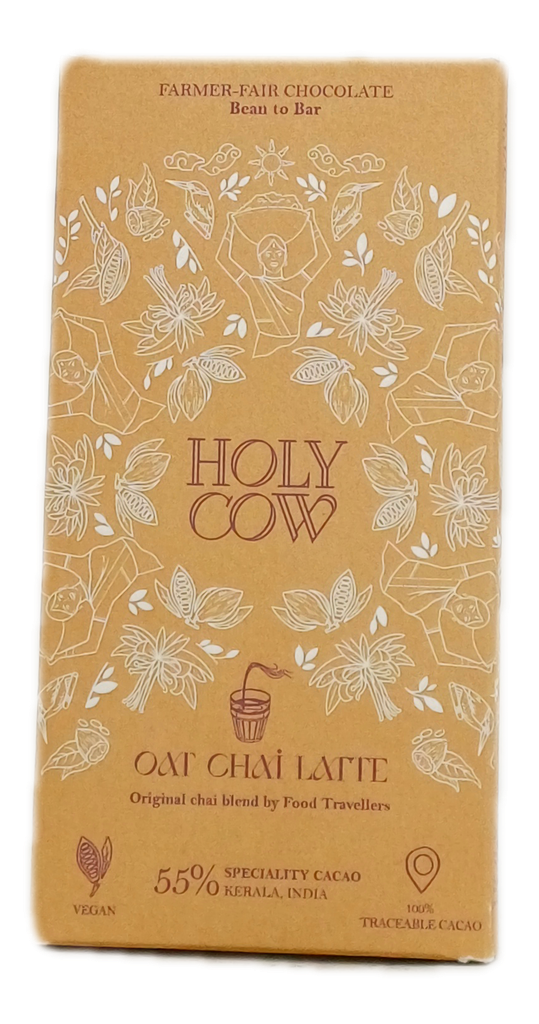 Holy Cow Farmer Fair Chocolade - 55% Oat Chai Latte