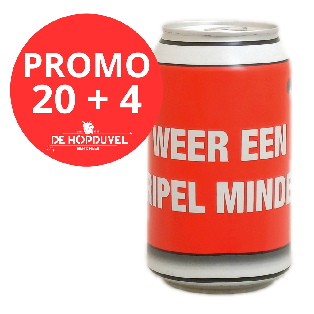 DBC Weer een Tripel Minder 24x33cl -- 20+4 GRATIS