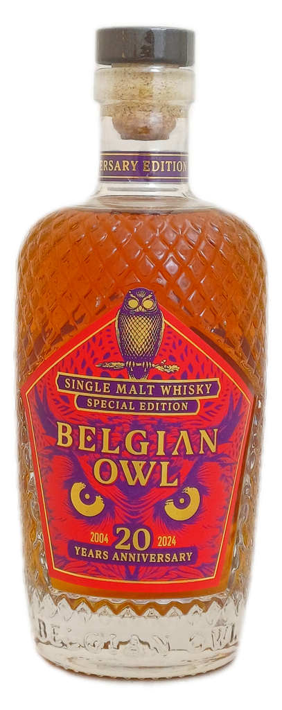 Whisky Belgian Owl 20th anniversary 46° 50cl  