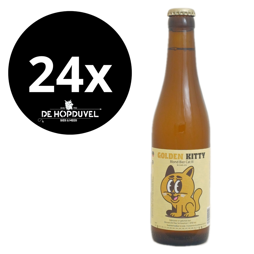 De Poes Golden Kitty 24x33cl