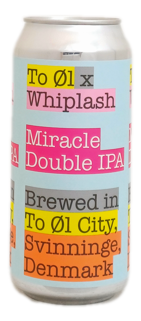 To Ol/ Whiplash Miracle DIPA  44cl 