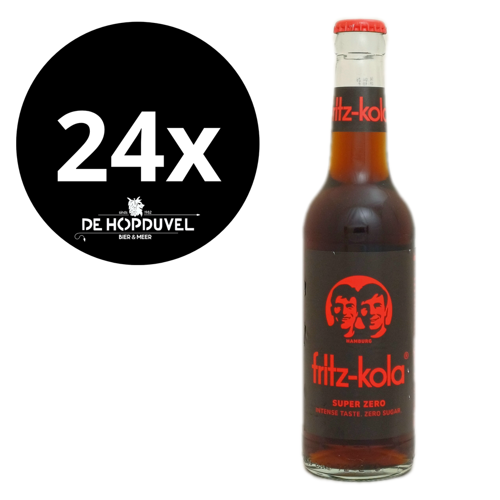 Fritz Kola Super Zero 24x33cl
