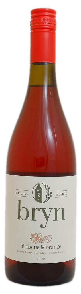 Bryn Kefirwater alcoholvrij Hibiscus 37,5cl 
