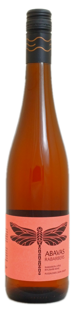 Abavas semi sweet Rhubarb wine 75cl