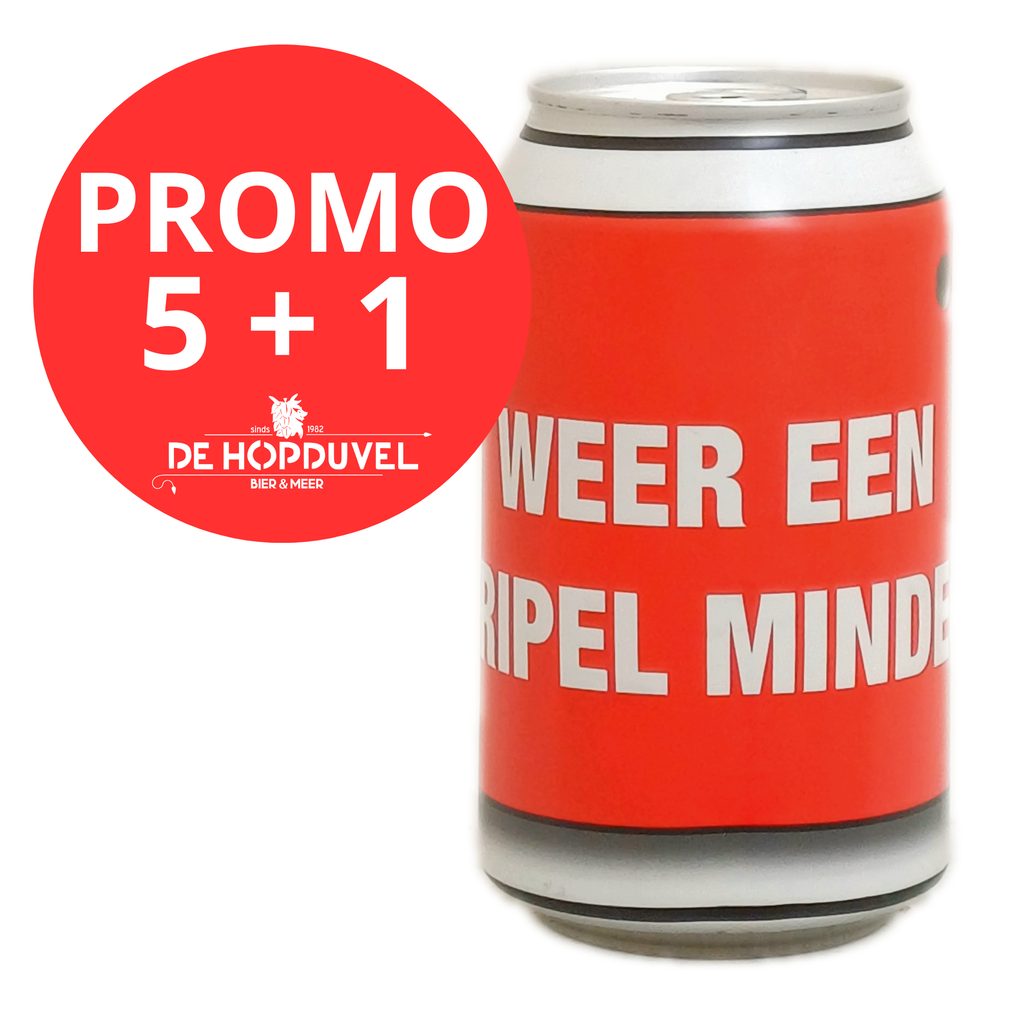 DBC Weer een Tripel Minder 33cl -- 5+1 GRATIS
