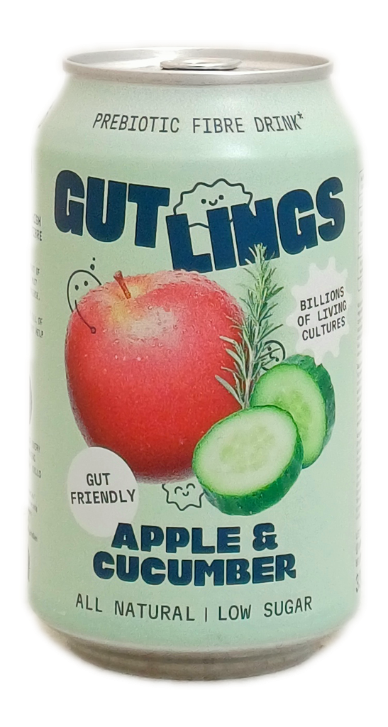 Gutlings Prebiotic soda Apple Cucumber 33cl