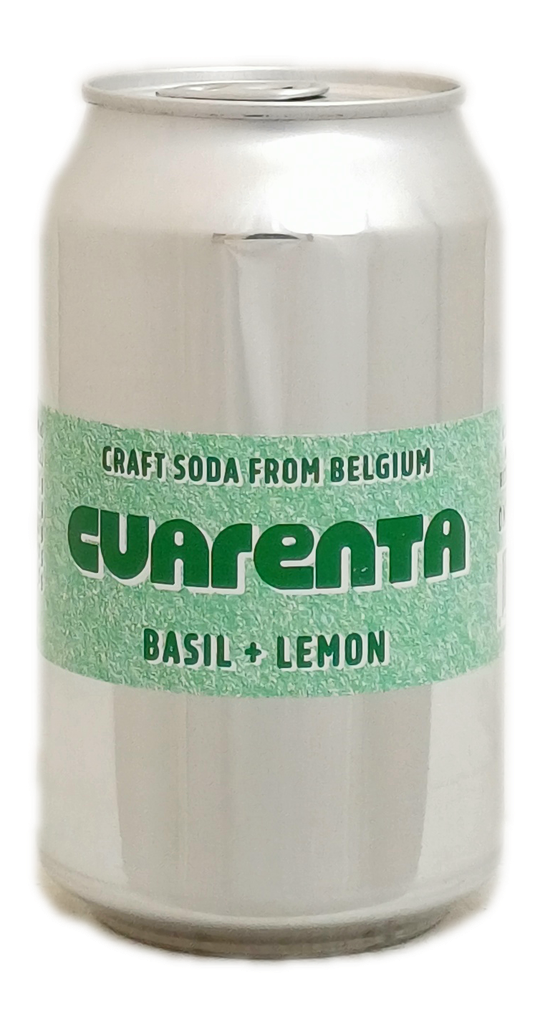 Limonade Cuarenta Basil BLIK 33cl