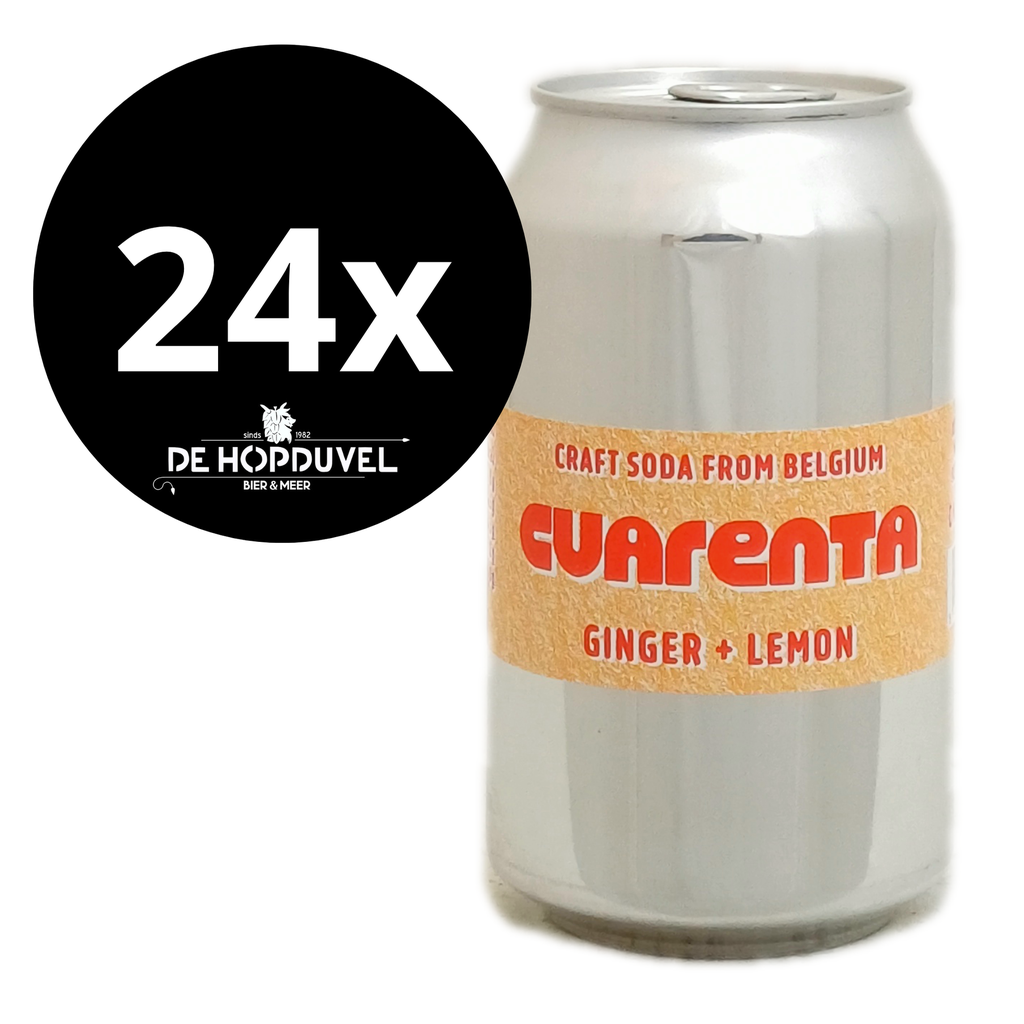 Limonade Cuarenta Ginger BLIK 24x33cl
