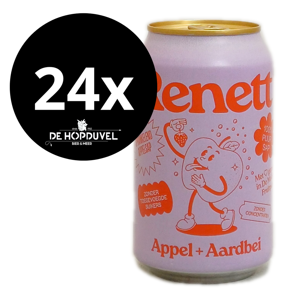 Renett Appel + Aardbei 24x33cl