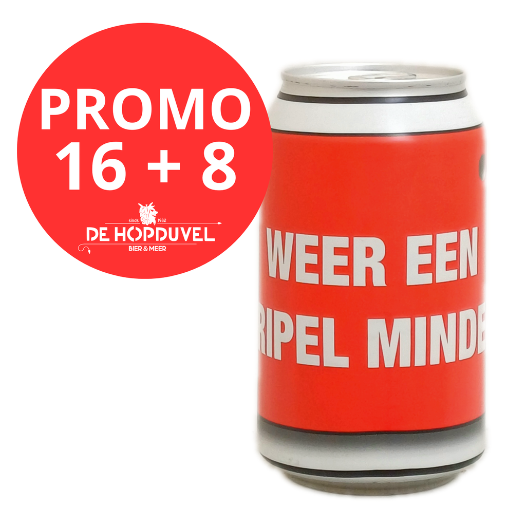 DBC Weer een Tripel Minder 24x33cl  - 16+8 GRATIS