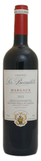 [WCLBM] Wn. Chat. Les Barraillots Margaux 75cl