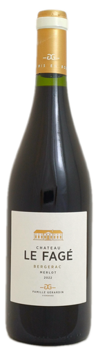 [WLFR] Wn. Le Fagé Bergerac Merlot 75cl