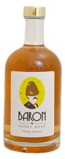 Baron Honey Mead Elderflower 50cl 