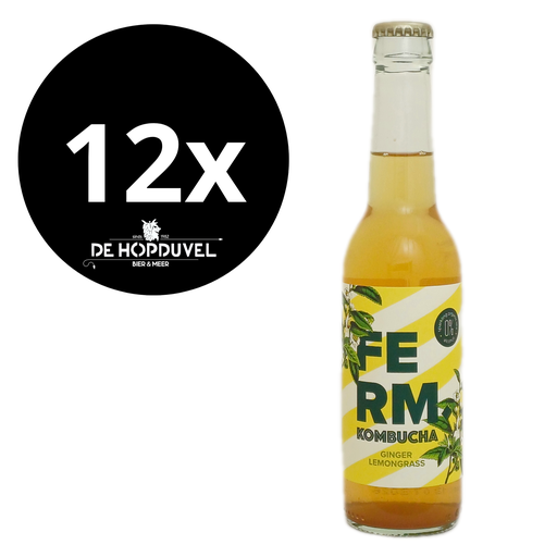 [FERMGG] Kombucha Ferm Ginger Lemongrass glas 12x27,5cl 