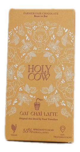Holy Cow Farmer Fair Chocolade - 55% Oat Chai Latte