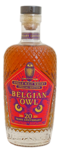 Whisky Belgian Owl 20th anniversary 46° 50cl  