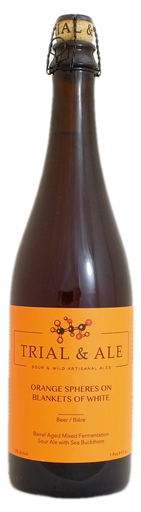 Trial & Ale Orange Spheres on Blankets of White 75cl 