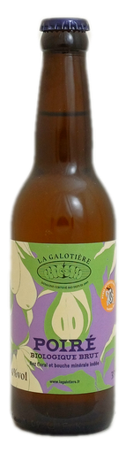 Cidre La Galotière Poiré BIO Pays d Auge 33cl
