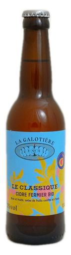 Cidre La Galotière BIO Pays d Auge 33cl