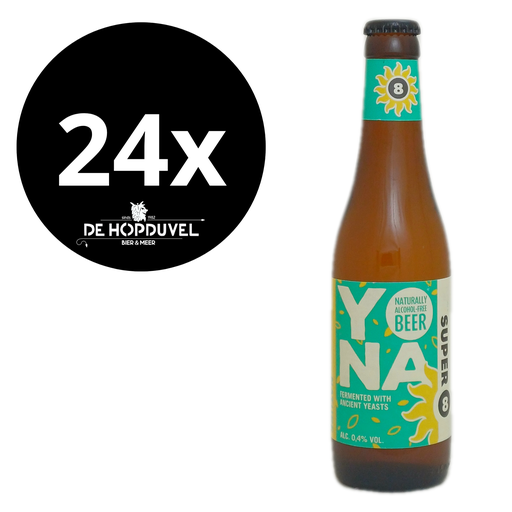 Super 8 YONA Natural 0.4% - 12+12 GRATIS 24x33cl
