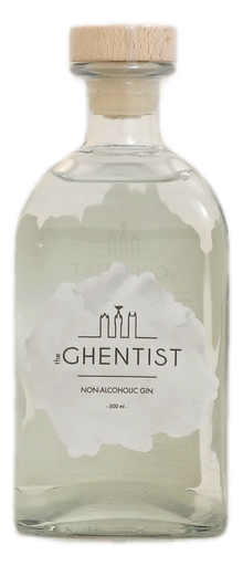 Gin The Ghentist Alcoholvrij 50cl + glas