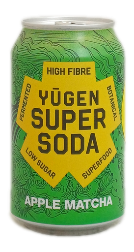 Yugen Super Soda blik APPEL 33cl