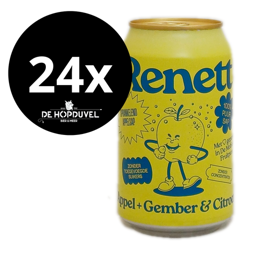 Renett Appel + Gember/Citroen 24x33cl 