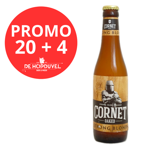 PROMO Cornet Oaked 24x33cl 20+4 GRATIS
